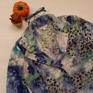 Erin London jacket, sheer